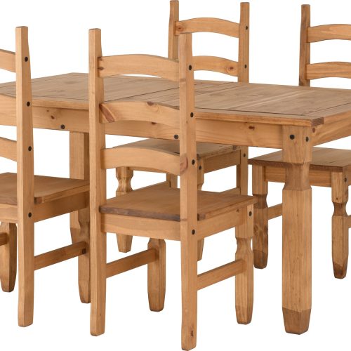 Corona Extending Dining Set (4 Chairs)