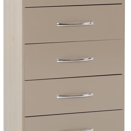 Nevada 5 Drawer Narrow Chest