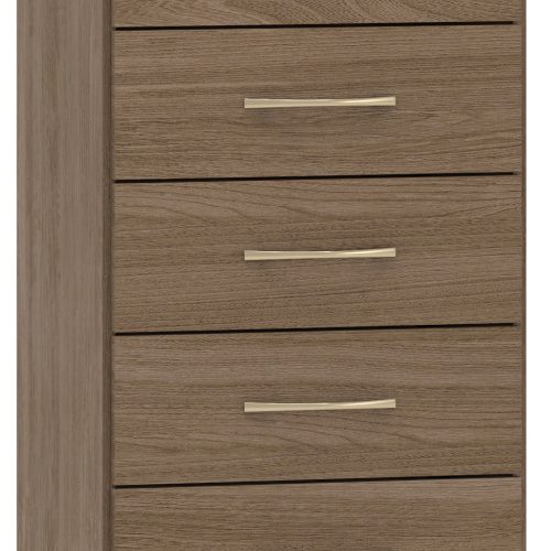 Nevada 5 Drawer Narrow Chest
