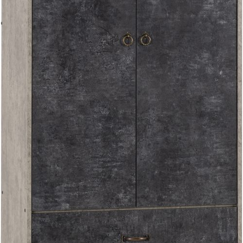 Nordic 2 Door 2 Drawer Wardrobe