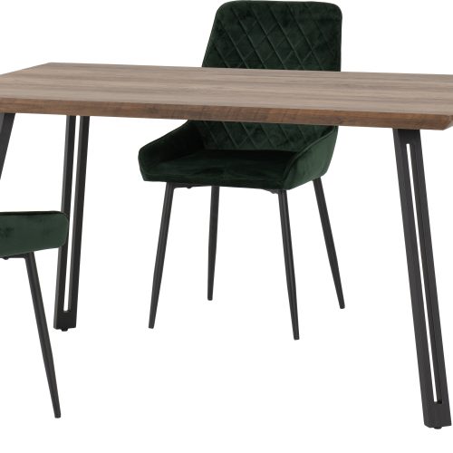 Quebec Straight Edge Dining Set with Avery Chairs