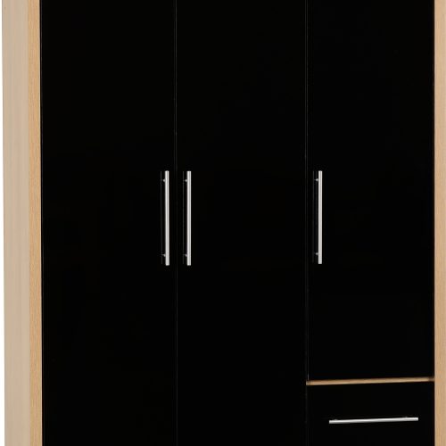 Seville 3 Door 2 Drawer Wardrobe