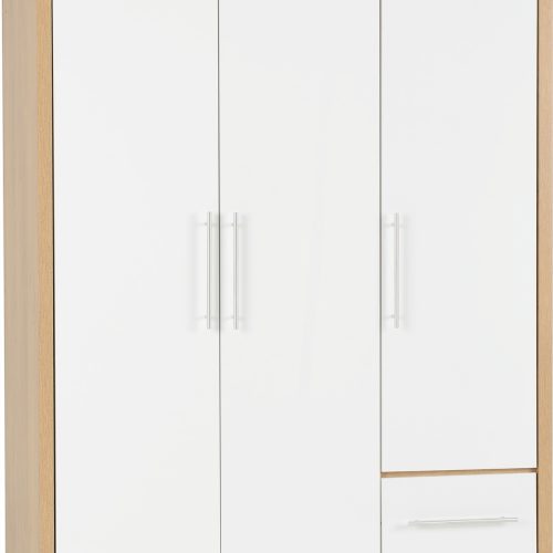 Seville 3 Door 2 Drawer Wardrobe